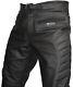 Mens Ce Armoured Motorcycle Biker Black Leather Trousers Motorbike Jeans Pants