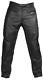 Mens Ce Armoured Motorcycle Biker Leather Trousers Motorbike Jeans Pants Black