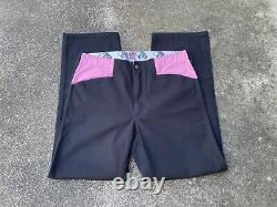 Mens FW19 Supreme x Ben Davis Black Pink Work Pants Size 34 Made In USA