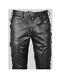 Mens Genuine Leather Pants Black Leather Biker Trousers Made To Order Many Sizes
