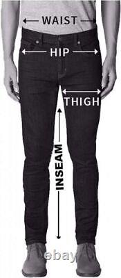 Mens Gray Genuine Leather Pants Trousers