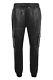 Mens Jogging Bottoms Real Leather Trousers Black Lambskin Casual Cargo Pant 3035