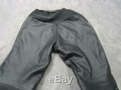 Mens Leather Motorcycle Trousers Dainese 32 Waist 29 Inside Leg / Ref M8673