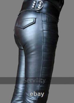 Mens Leather Pants/Trousers