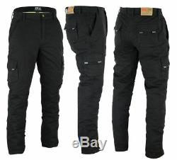 -Mens Motorbike Motorcycle Denim Trousers Reinforced Padded Jean 30 to 48 waist