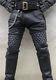 Mens Nyc Leatherman Custom Quilted Black Leather Pants 36 Waist