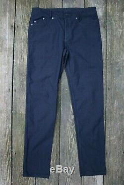 Mens Outlier Strongtwill Slim Pants Stretch Jeans Black 33x32 Nylon DWR USA