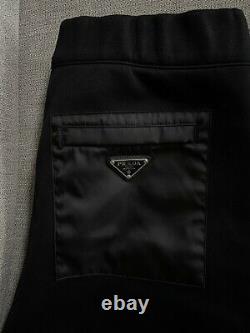 Mens Prada Logo Pants Joggers/Black Size L 900$+ Worn Once! 100% Authentic