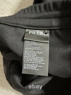 Mens Prada Logo Pants Joggers/Black Size L 900$+ Worn Once! 100% Authentic