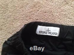 Mens Stone Island Black Cargo Pants Size 32 100% Authentic Summer 2017