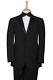 Mens Suit Black Tie Tuxedo Dinner Jacket Formal Trousers Evening 2 Piece Wedding