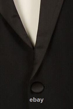 Mens Suit Black Tie Tuxedo Dinner Jacket Formal Trousers Evening 2 Piece Wedding