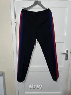 Mens gucci cotton Elasticated pants with side stripe size 44 rrp £799