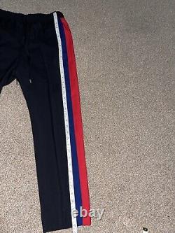 Mens gucci cotton Elasticated pants with side stripe size 44 rrp £799