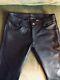 Mens Leather Jeans Size 30. Stunning Quality. Regulation London