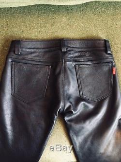 Mens leather Jeans Size 30. Stunning Quality. Regulation London