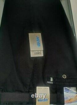 Meyer Winter Cotton Oslo BLACK Chinos/Pants for Big Men 424446485052