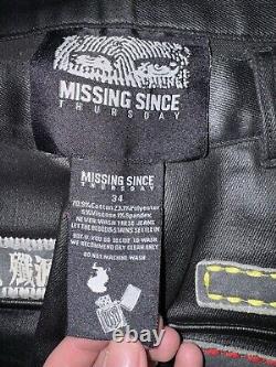 Missing Since Thursday Black Tar Denim Size 34