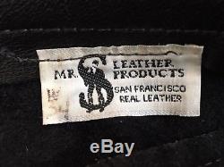 Mister S Mr. S Leather Pants Grey Stripe Sz. 30 31 32 San Francisco Folsom St