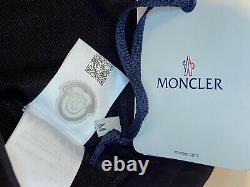 Moncler Black Cotton Sweatpants Track Pants Mens Medium 100% Authentic
