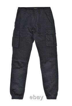 Moncrief Black Premium Cuffed Cargo Pants Medium (34-36in Waist)