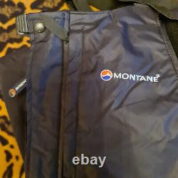 Montane Extreme Mens Water Resistant Windproof Salopettes Overall Pants Large