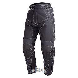 Motorcycle Waterproof Riding Pants Black with Removable CE Armor PT5