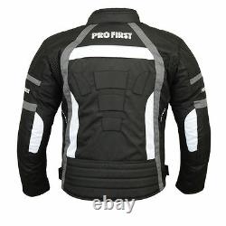 Motorcycle Waterproof Suit Motorbike Riding Textile Jacket Trouser Padded Armour