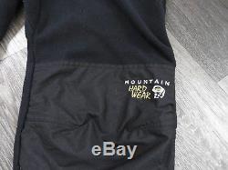 Mountain Hardwear Gore Windstopper Thermal Fleece Pants Men's Sz MEDIUM BLACK M