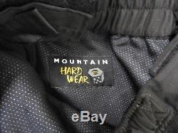 Mountain Hardwear Gore Windstopper Thermal Fleece Pants Men's Sz MEDIUM BLACK M