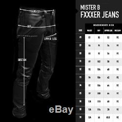 Mr B Mister B Mrb Amsterdam Premium Leather Jeans Trousers Breeches Bluf Rob