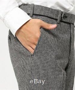 Mr. BATHING APE HOUNDSTOOTH PANTS Black Mens Formal Trousers Slacks New Japan
