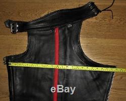 Mr Mister B Amsterdam Premium Gay Leather Chaps Trousers Jeans Bluf Uniform Rob