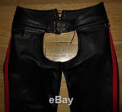Mr Mister B Amsterdam Premium Gay Leather Chaps Trousers Jeans Bluf Uniform Rob