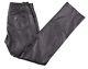 Mr S Leather Black Genuine Thick Leather 5 Pocket Jean-style Pants 33 X 33