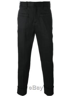 Neil Barrett Men's Bpa284a00701 Black Cotton Pants