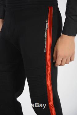 NEIL BARRETT New Man Black Skinny Fit Low Rise Pants Trousers Size M $570