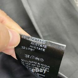 NEIL BARRETT Work Trousers Mens W36 L32 Black Formal Skinny Fit