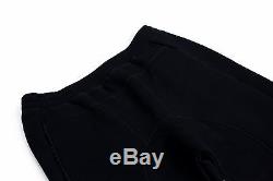 NEIL BARRETT men's Black Neoprene SLIM FIT Sweatpants, SIZE XL