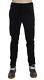 New $750 Dolce & Gabbana Pants Black Gray Wool Casual Trousers Stripe It48 / W34