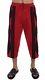 New $900 Dolce & Gabbana Mens Red Black Torero 3/4 Pants Shorts Runway It46 / S
