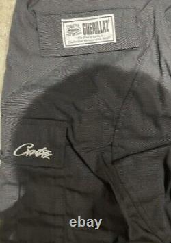 NEW AUTHENTIC CRTZ RTW Corteiz Black/White Cargo Pants Small