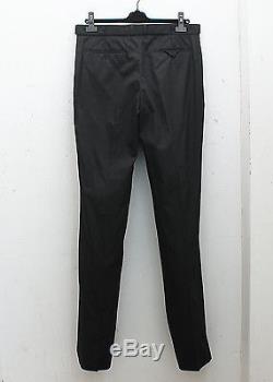 NEW Lanvin Black Cotton Trousers with Belt GENUINE RRP £280 Size 48
