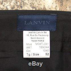 NEW Lanvin Black Trousers with Green Trim GENUINE RRP £500 Size 52