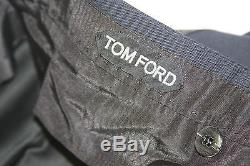 NEW TOM FORD TUXEDO BLACK PANTS UNFINISHED SZ 50IT $1,460