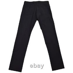 NEW Zanella Mens Dress Pants Sz 34 Black Guy La Ferrera 100% Virgin Wool Italy