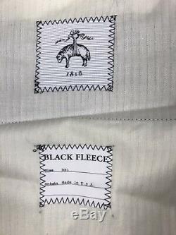 NWOT Brooks Brothers Black Fleece Wool Glen Plaid Pant Black Gray Sz BB1