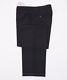 Nwt $875 Brioni'tigullio' Black Superfine Wool-silk Dress Pants 44 Modern-fit
