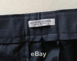 NWT $890 Bottega Veneta Mens Wool Cashmere Pants Black 32 US (48 Eu) Italy