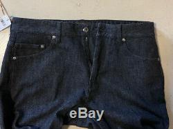 NWT $975 Ermenegildo Zegna Couture Jeans Pants Black SLD 32 US (48 Eu) Italy